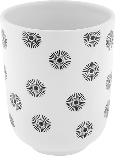 Karma Milo - Soporte para utensilios, 4.5 x 5.5 x 4.5 pulgadas, blanco/negro