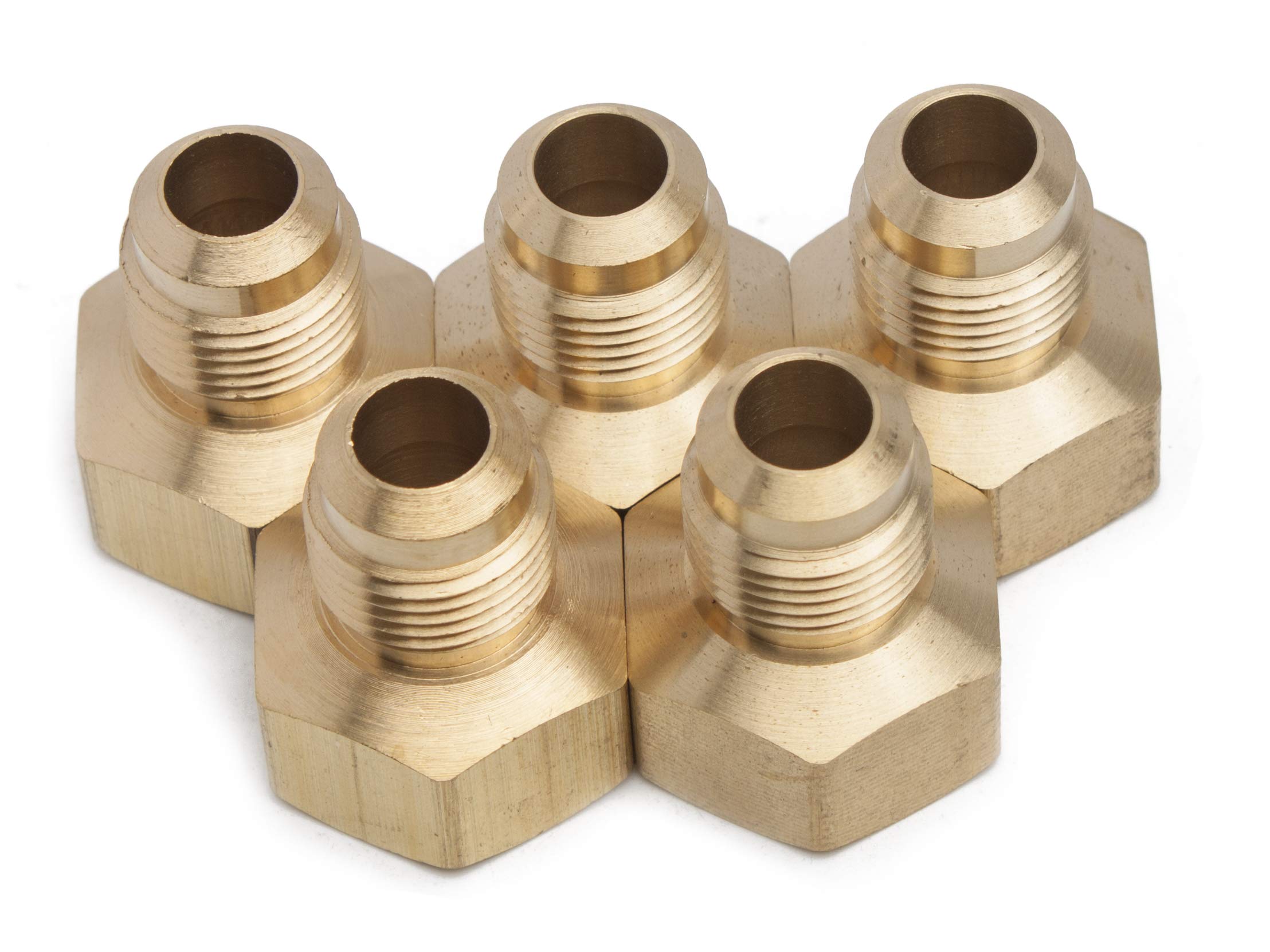 Raccord laiton flare 1/2" OD x 3/4" femelle NPT pour tube cuivre lot de 5