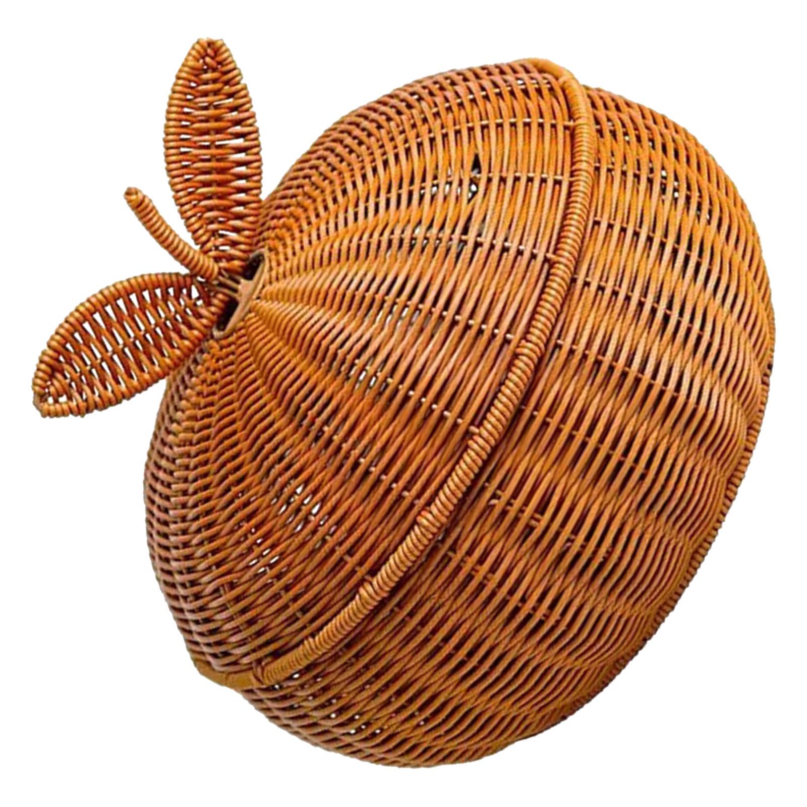 Panier de rangement rond au design rustique élégant et finitions haut de gamme