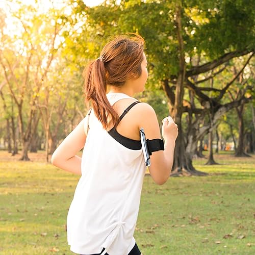 Miniatura 5 de Homoyoyo Pulsera giratoria de silicona para teléfono móvil, para deportes al aire libre, para correr, trotar, ciclismo, gimnasio, antebrazo, soporte