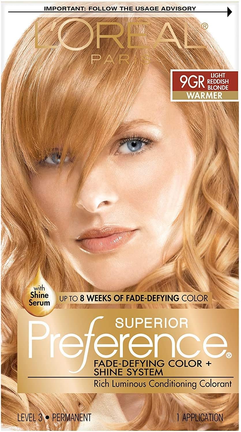 L'Oreal Superior Preference - 9GR Light Reddish Blonde (Warmer) 1 Each (Pack of 3)