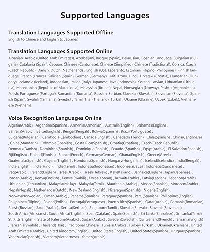 Miniatura 9 de PenPower WorldPenScan Go - Translation Pen with Scanning, Reading, Audio Recording, Live Interpretation, and AI Reading Buddy for Kids Negro -,Blanco