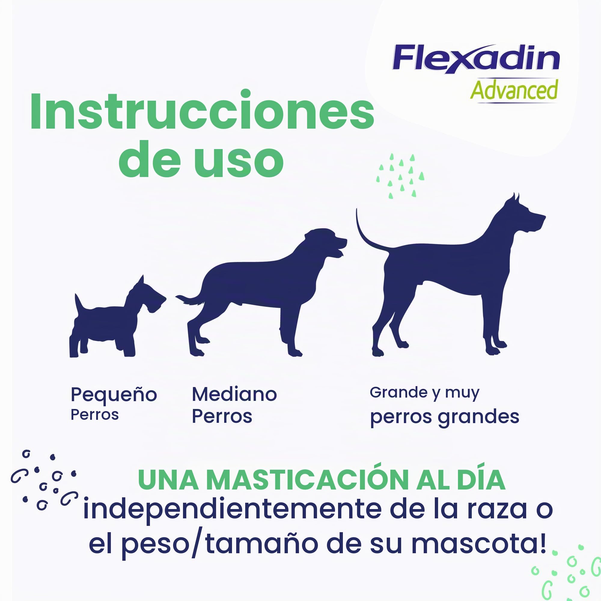 Flexadin Advanced Antioxidante para perros, 60 dosis