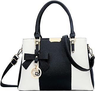 KKXIU 3 Zippered Compartments Purses and Handbags for Women Top Handle Satchel Shoulder Ladies Bags