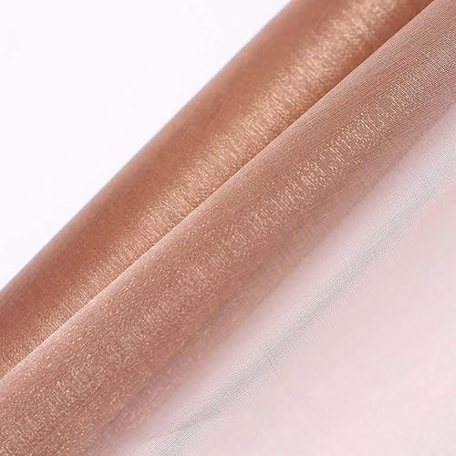 Miniatura 7 de Efavormart - Perno de tela de gasa de 12 pulgadas x 10 yardas para decoración de techo, boda, fiesta, evento, mesa, suministros de decoración - Rosa