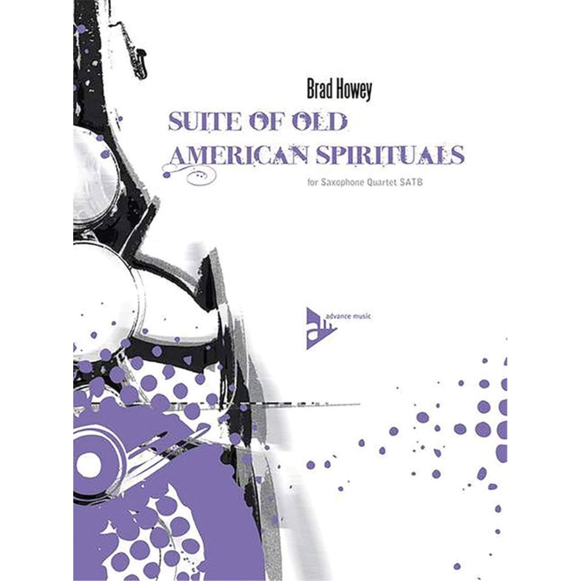 Suite of Old American Spirituals partition quatuor saxophone SATBar avec parties séparées