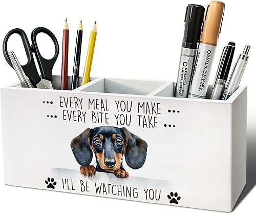 Miniatura 16 de Husky Gifts - Organizador de lápices para accesorios de escritorio, amantes de los animales, mujeres, hombres, regalos divertidos de perros, soporte