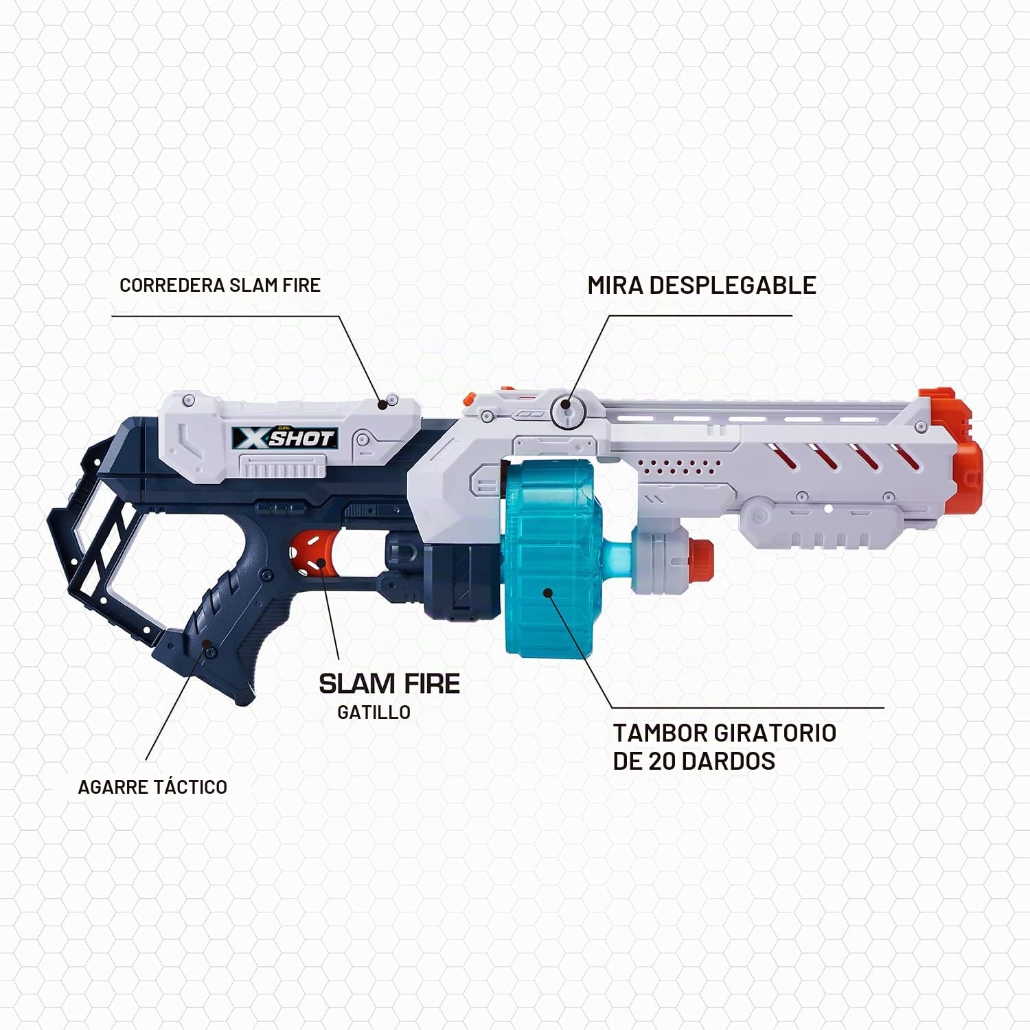 X-Shot Excel Turbo Combo Pack con tres lanzadoras Turbo Fire, Xcess 12 y Reflex 6 de ZURU