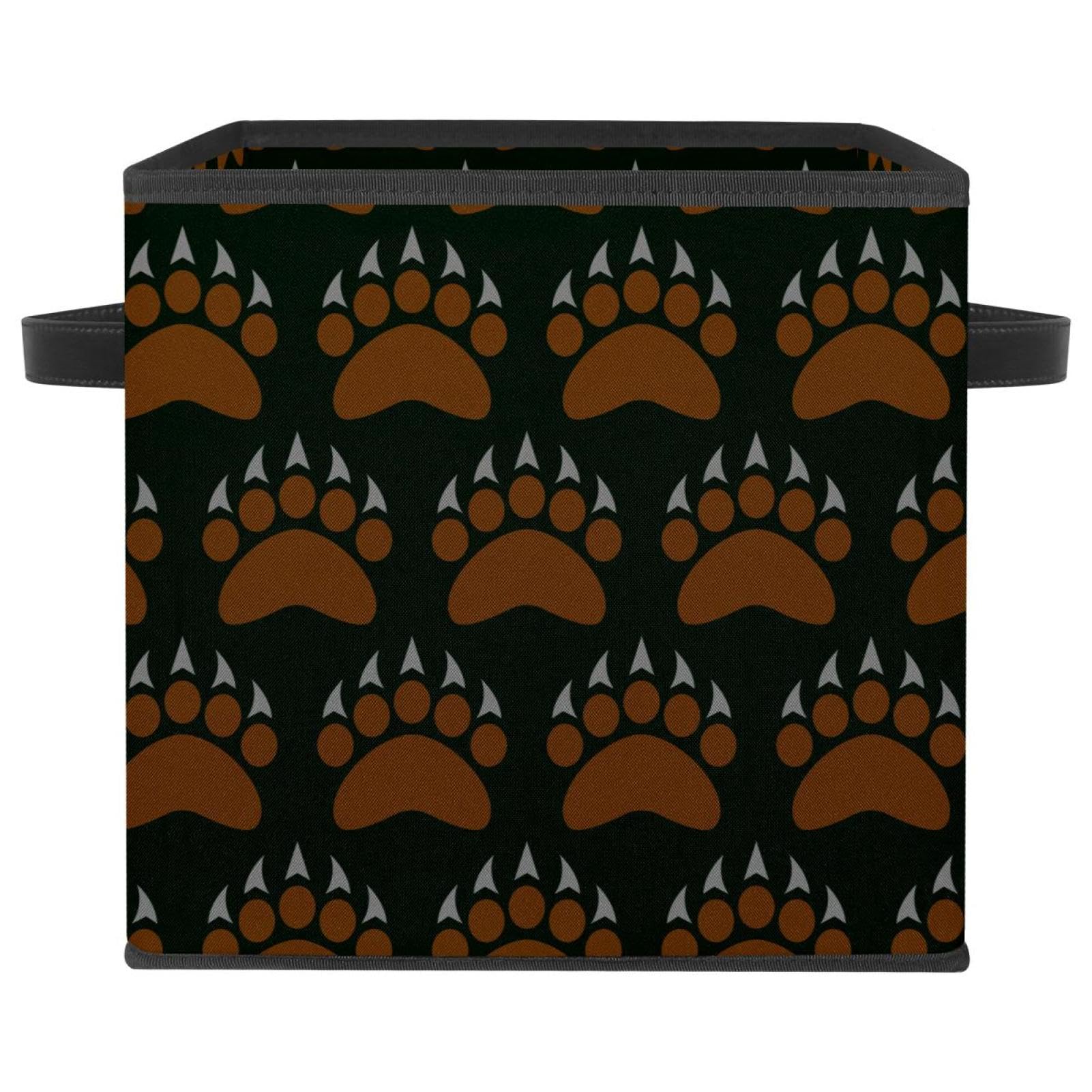 Boîte de rangement pliable cube Grizzly Ours contre le désordre de maison
