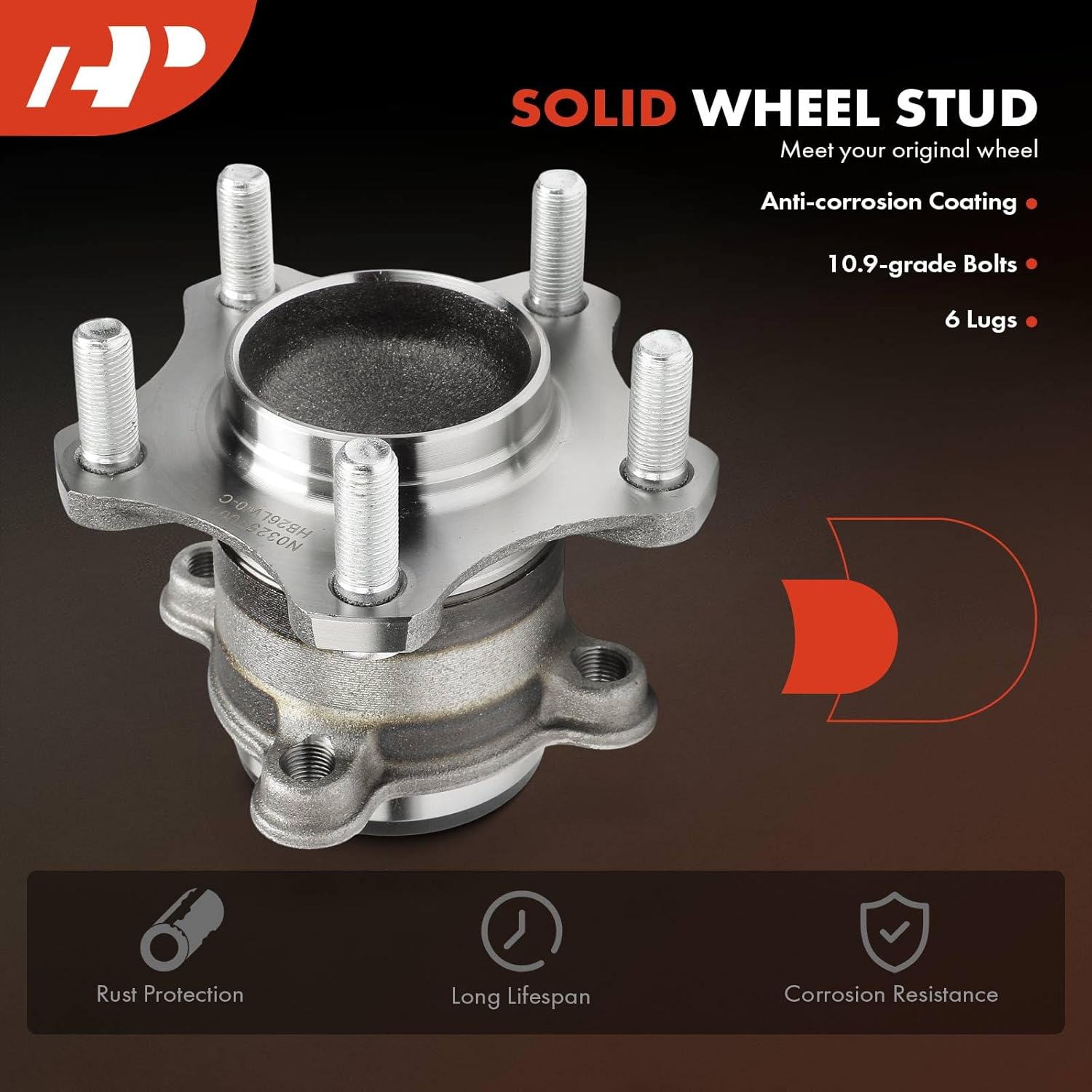 A-Premium 2 x Rear Wheel Bearing and Hub Assembly with 5-Lug Compatible with Nissan Sentra 2020 2021 2022 2023 2024