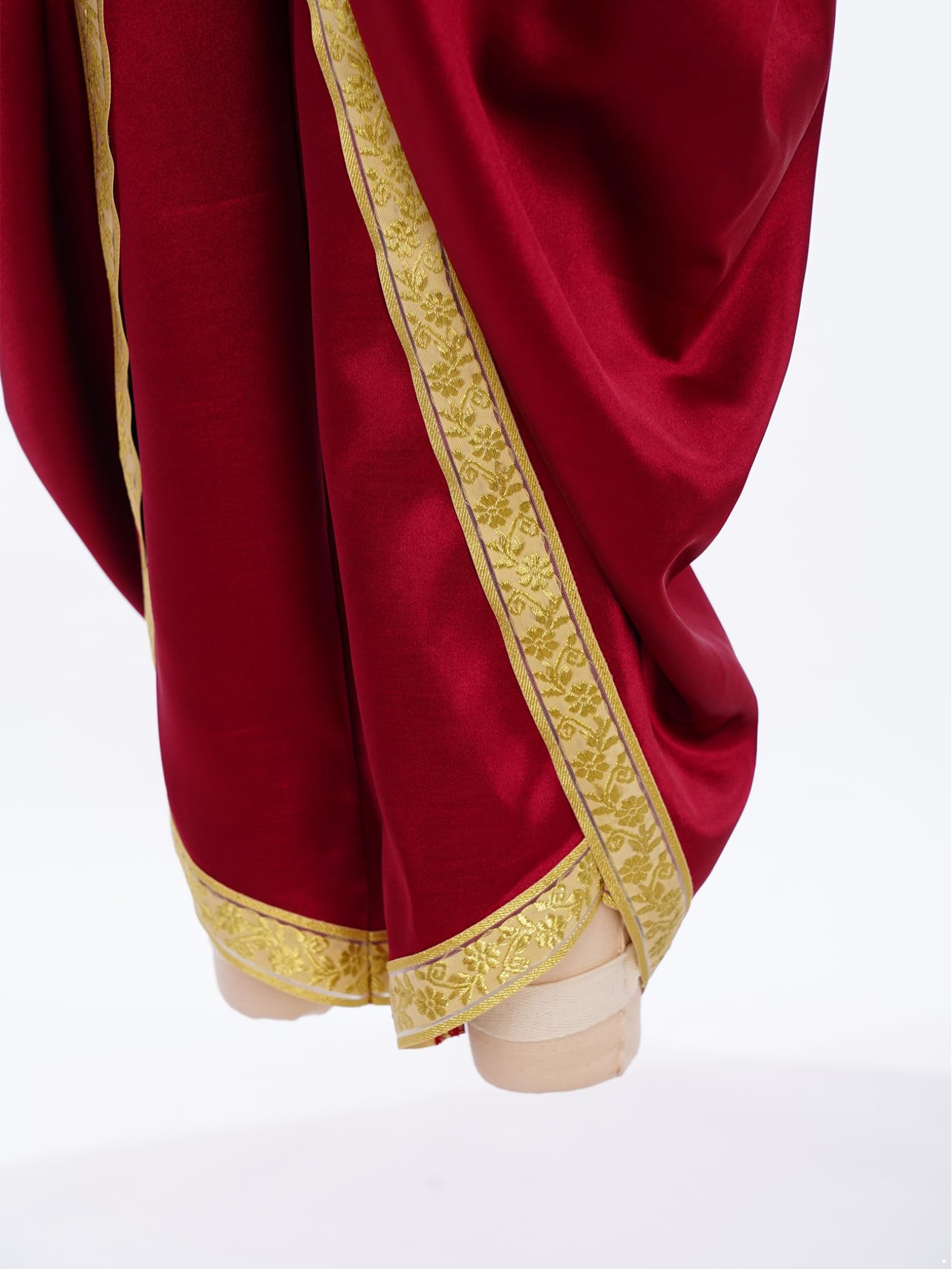 Kaerm Ragazzi Ragazze Pantaloni Dhoti Indiano in Raso Pantaloni Larghi Tradizionali per Feste Carnevale Halloween Pantalone da Danza Moderna Ballo Latino Dancewear