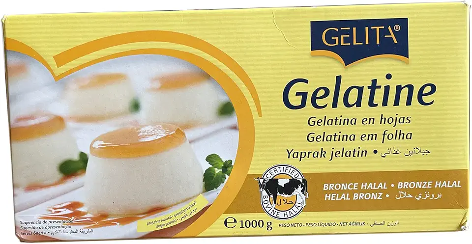 Gelita Gold Strength Leaf Gelatin - 500 Sheets/2.2 Pounds