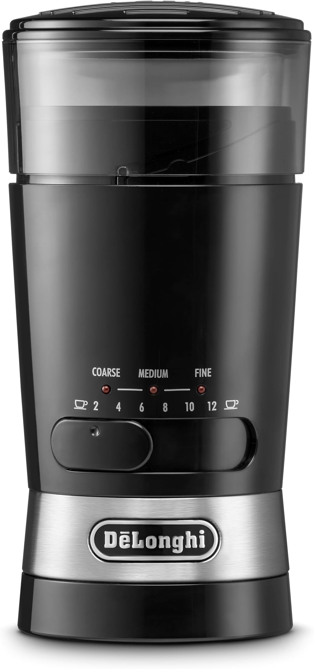 Electric Coffee & Spices Grinder Mill With Stainless Steel Blade , & 3 Grinding Level Settings , 12 Cups Capacity , KG210 , Black