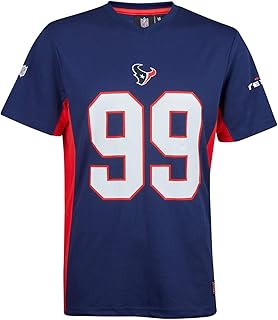 NFL Fanatics Houston Texans J.J. Watt #99 Polymesh Name Number Shirt Jersey Trikot