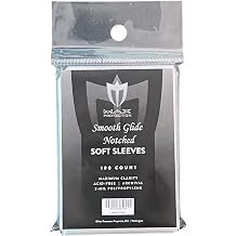Max Protection Notched Penny Sleeves - 100ct Packs - Easy Glide Notched Card Holders- Premium, Acid-Free & Archival Safe Protection for Trading/Sports/Collectible Cards 1000 Sleeves