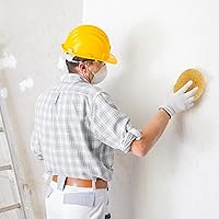 Vista 7 de MAQIHAN Esponja de textura de eliminación de 2 piezas, esponja de parche de textura de reparación de paneles de yeso, esponja de parche de textura