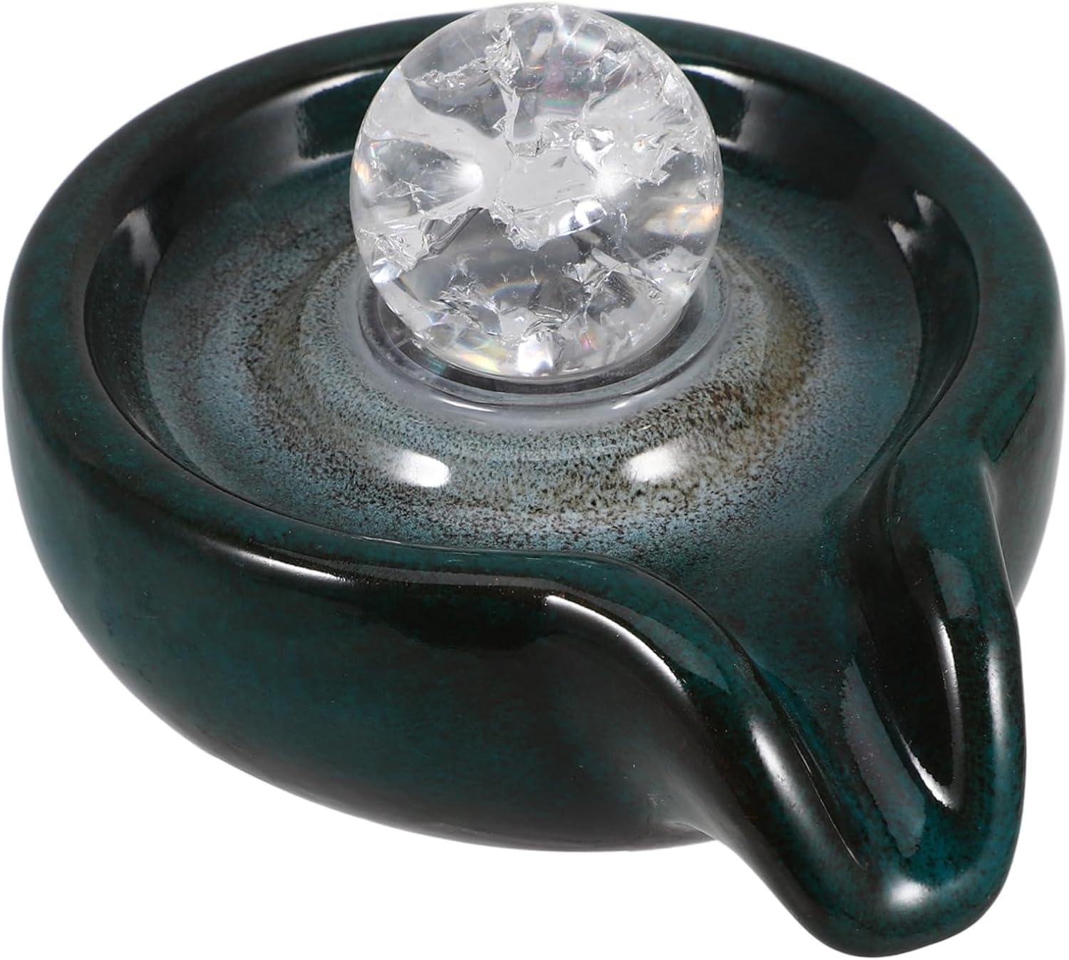Solar Powered Fountain Water Feature Accessory Landscape Decorative Waterfall