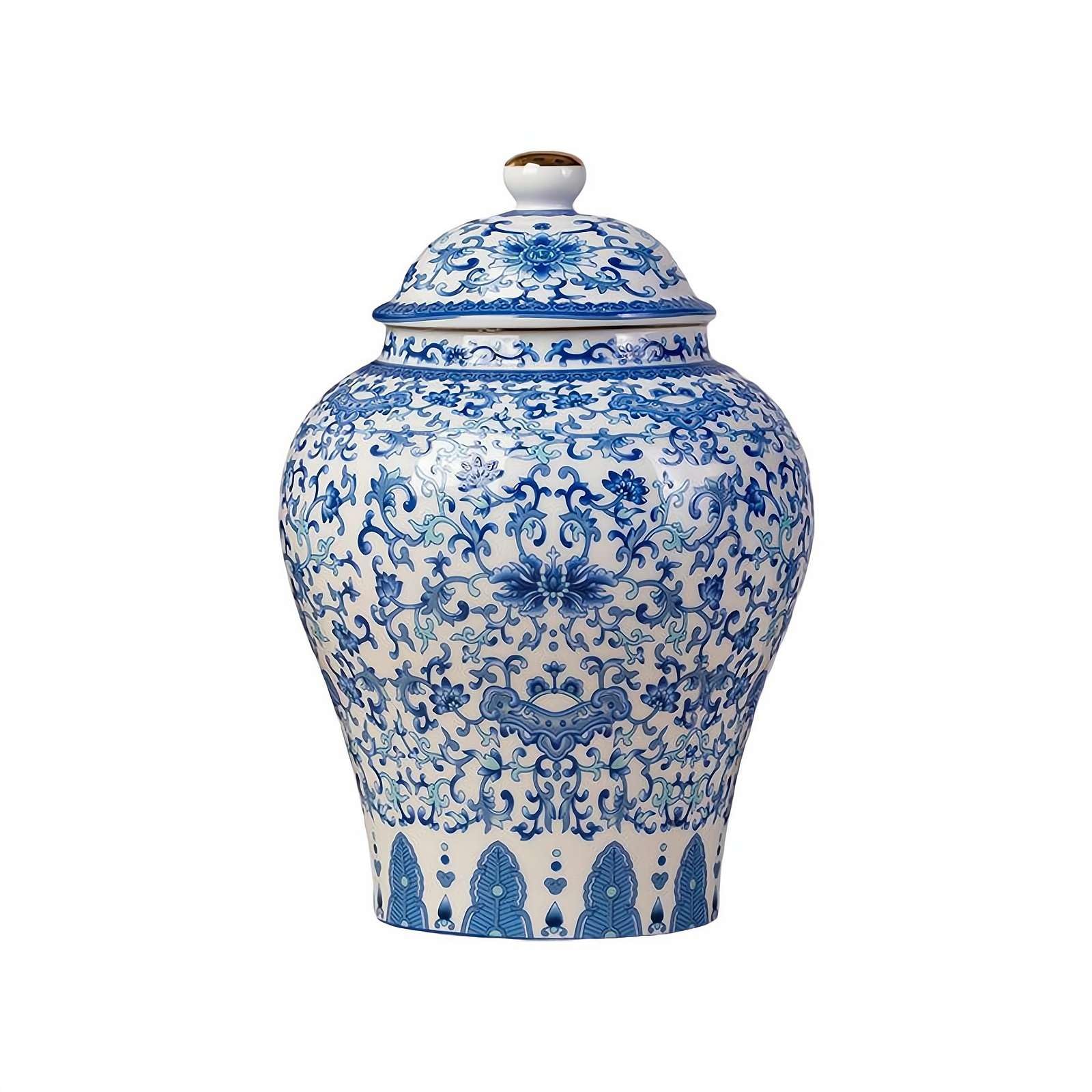 Pot de stockage de thé en porcelaine et pot de gingembre