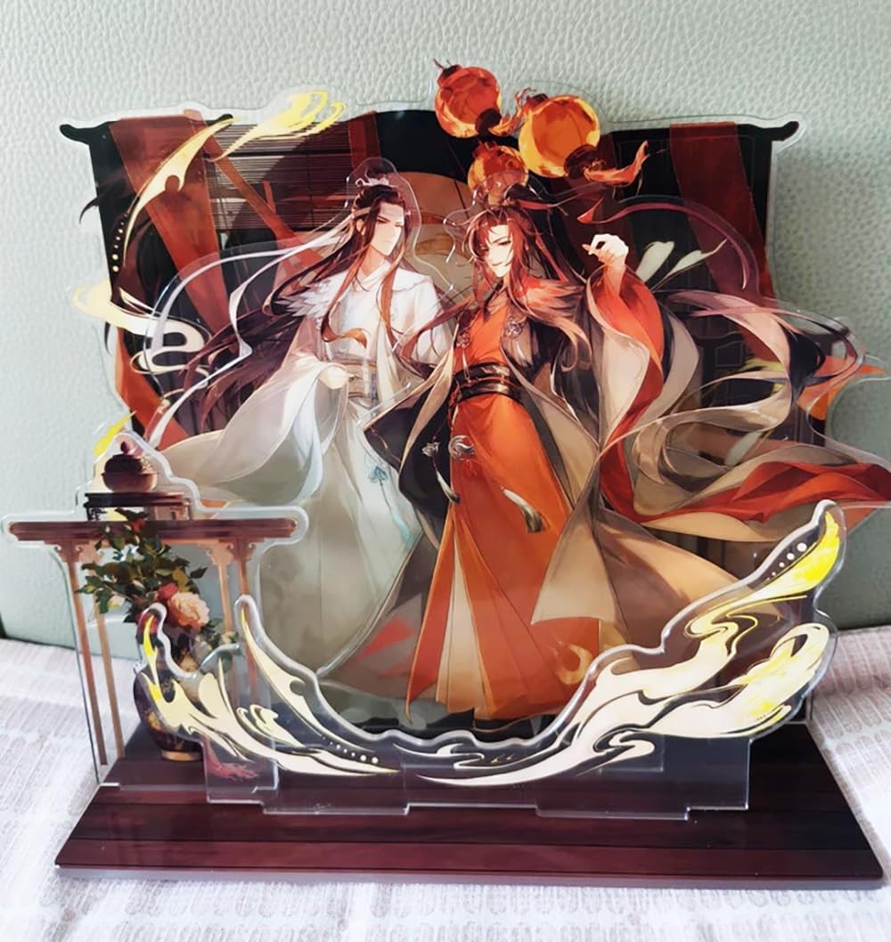 YJacuing Grandmaster of Demonic Cultivation: Mo Dao Zu Shi Acrylic Stand, Officially Licensed Collectible The Untamed Wei Wuxian LAN Wangji Figure (6th Anniversary)