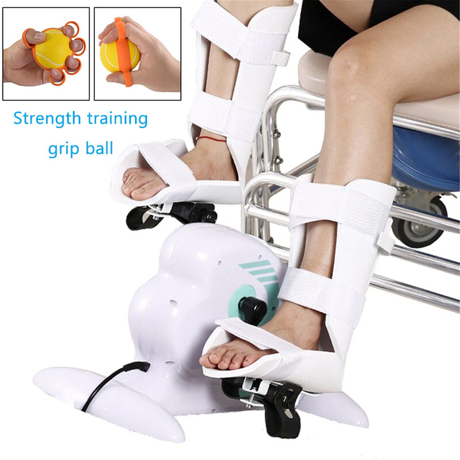 Buy Fitness Motorized Pedal Exercise Bike with Leg Protector & Grip