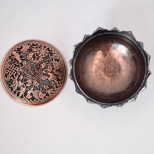 Miniatura 4 de Buddha Lotus Flower Zinc Aleación Metal Incienso Quemador Incienso Titular Incienso Incienso para paloConoPequeña Bobina Incienso