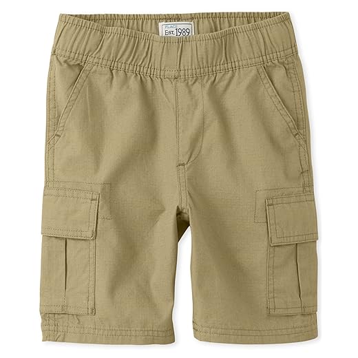 Shorts Uniform Pull on Cargo Shorts, The Children's Place, Meninos