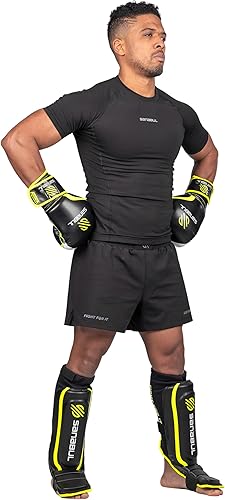 Miniatura 2 de Sanabul Espinilleras de kickboxing híbridas esenciales para espinilleras MMA Muay Thai