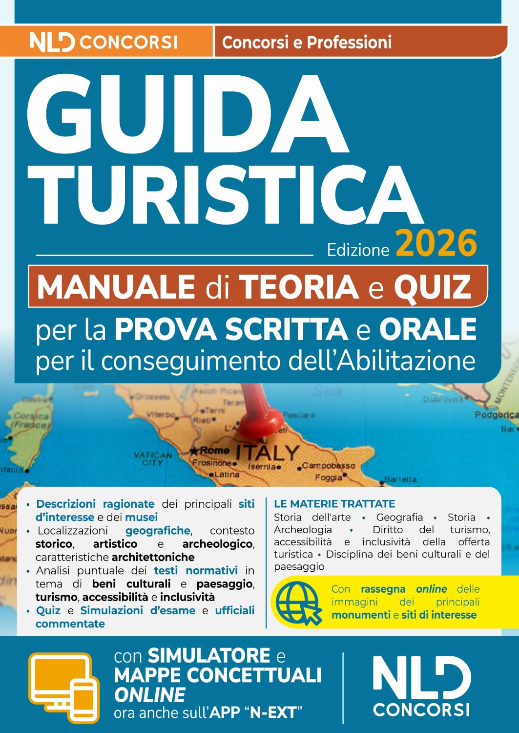 Esame abilitazione guida turistica 2026. Manuale per la prova scritta e orale