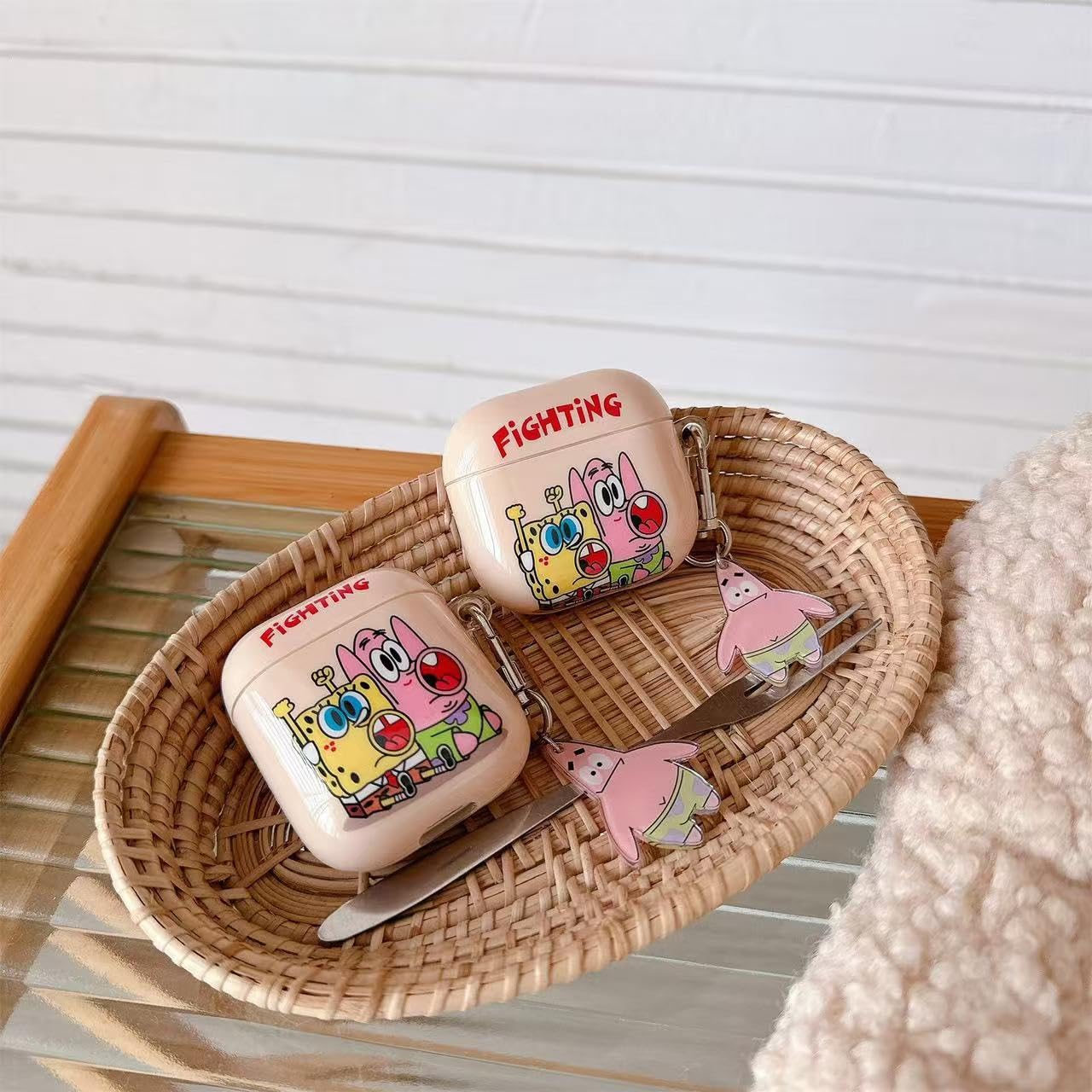 Amazon.co.jp: イヤホンケース パトリック・スター AirPodsケース 対応