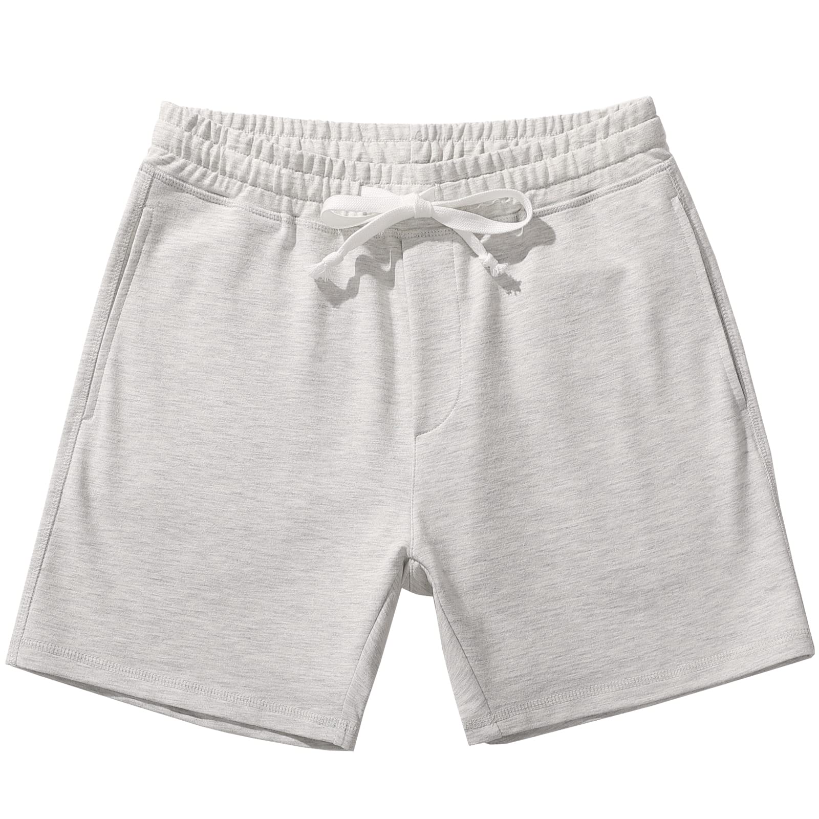 Men's Cotton Sweat Shorts with Pockets, 5.5 Inch Inseam