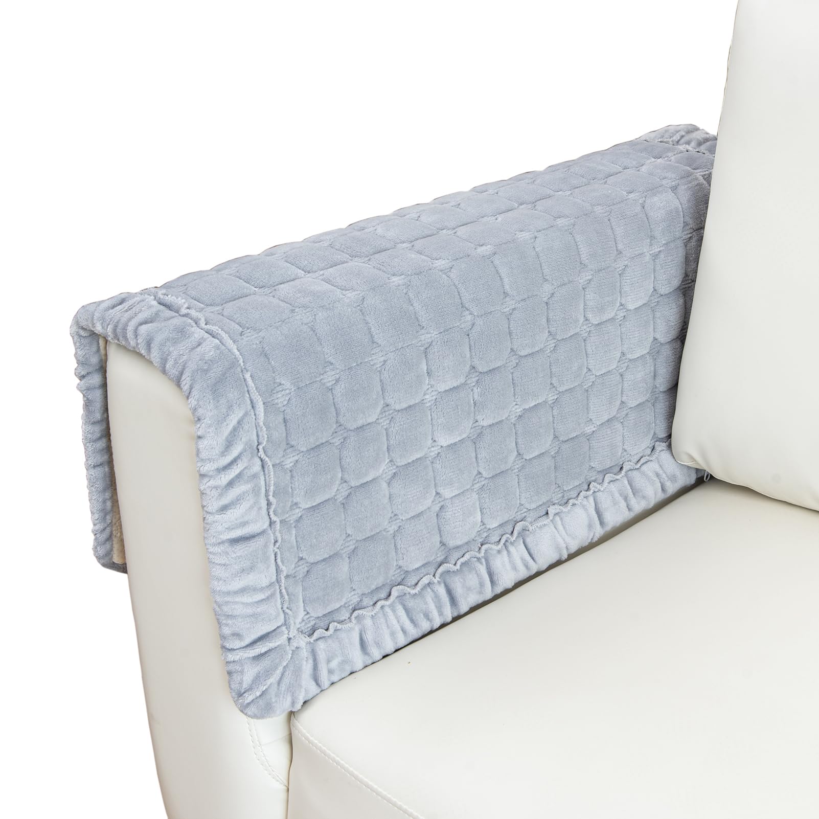 TAOMOCASTL Couch Cover Couch Arm Covers Non Slip Sofa Arm Covers for Dogs Washable Armchair Cover Couch Protector Backrest Cover Sofa Slipcover for