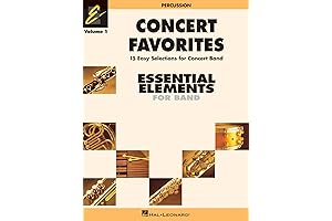 Concert Favorites Vol. 1 - Percussion: The Essential First Step in the World of Percussion