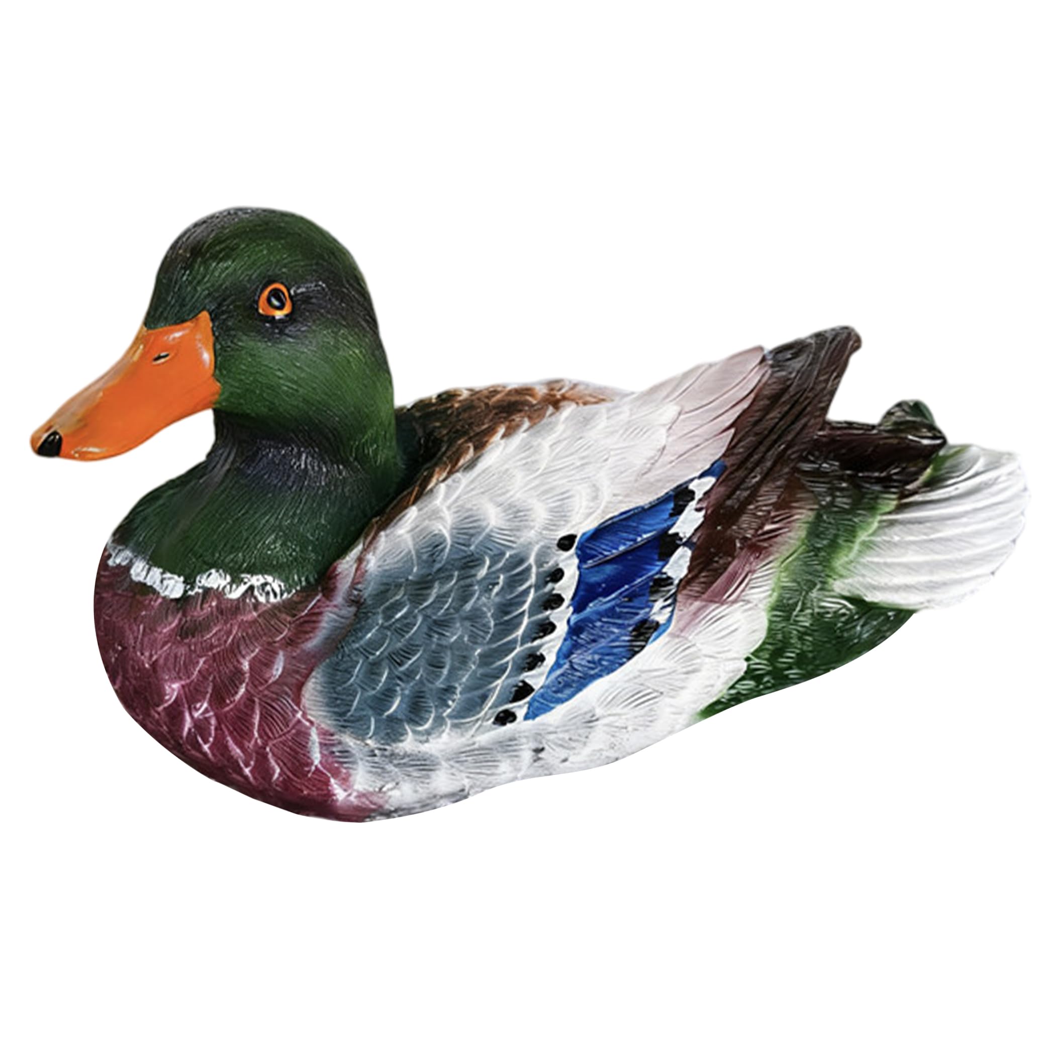 Ameble Duck Decoys, Realistic Mallard Duck Decoy, Floating Pond Decor For Pool & Garden, Green 8.7x4.9x4.7 inch Decoys, Decoy, Mallard, Pond, Decor, Outdoor Statu