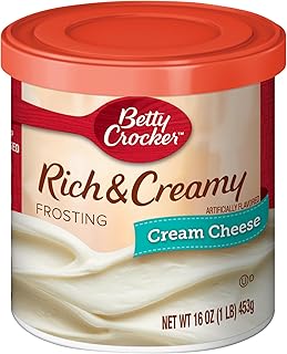 Betty Crocker Rich and Creamy Cream Cheese Frosting 16 oz (Pack of 10)
