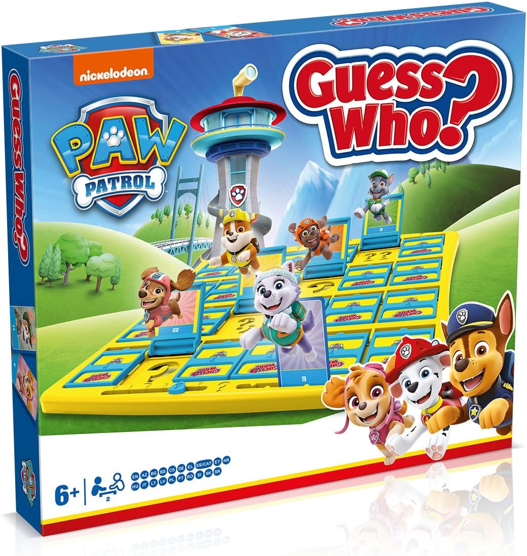 Paw Patrol Guess Who? Family Friendly Board Game Guess Who?