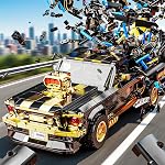 1:10 MOC Sports GTRS Car Building Blocks Toys Boys or Adults Kits, Building Set Raceing Car Model,Cars for Boys Age 14,(1680 Pieces)