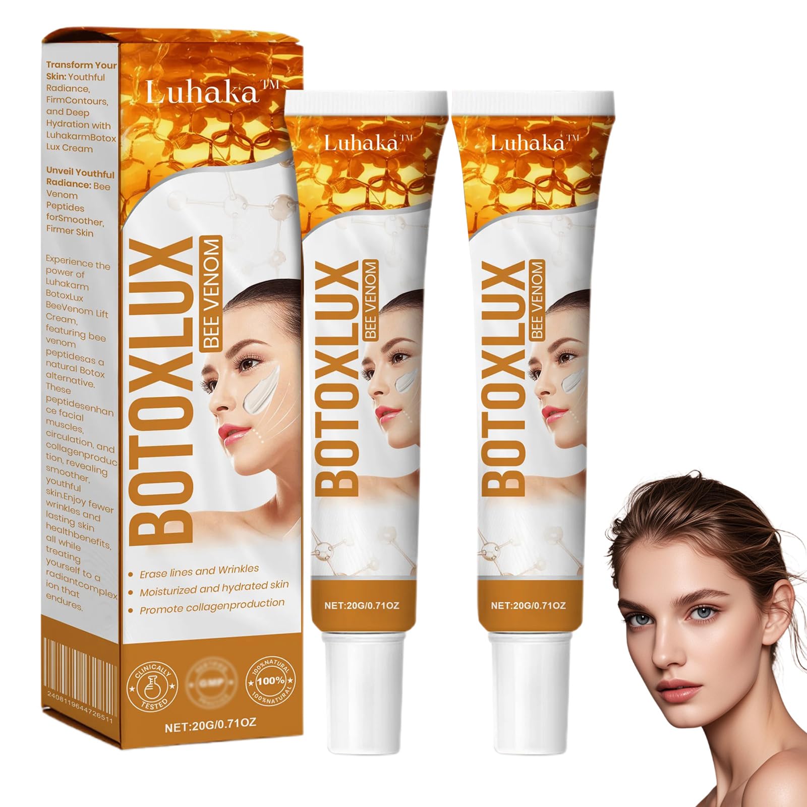 Amazon.com: Luhaka BotoxLuX Bee Venom Lift Cream, Bee Venom Cream