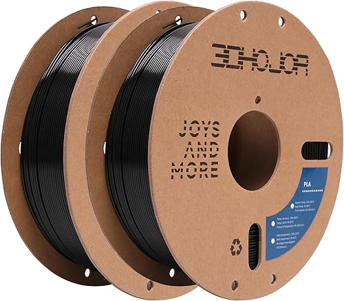 Filamento PLA 1.75mm, Filamento para impresión 3D, Carrete de cartón de 2kg, Compatible con la mayoría de impresoras FDM, Precisión dimensional de