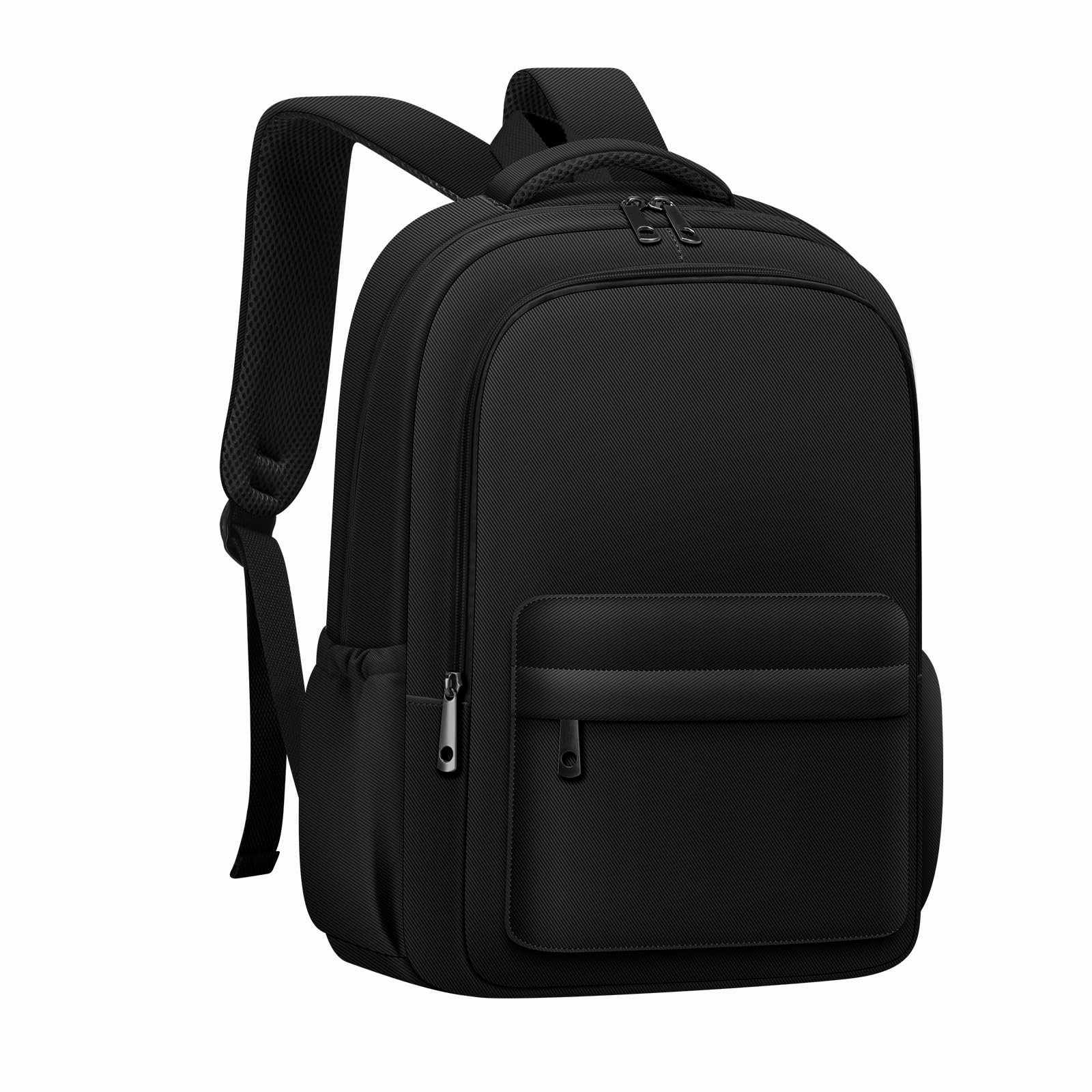 ADAISM Aesthetic Cute Backpack for School Kids Bookbags Student Black Backpacks for Teen Girls Preppy Casual Middle School Bag