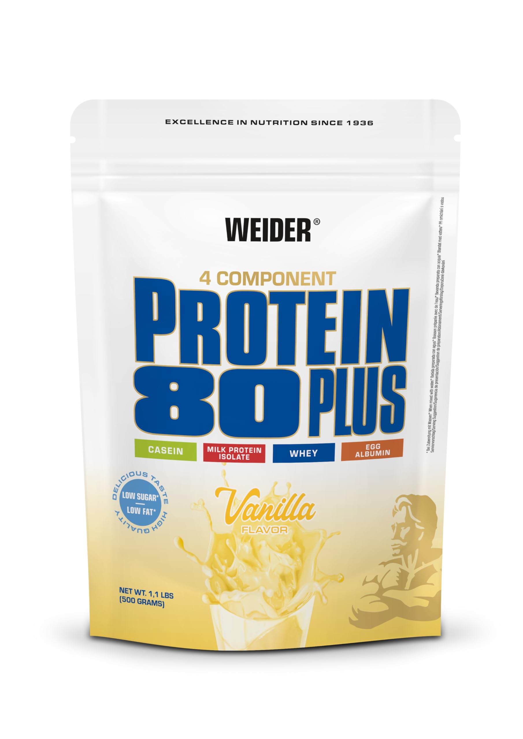 Weider Protein 80 Plus, Vanille 500 g
