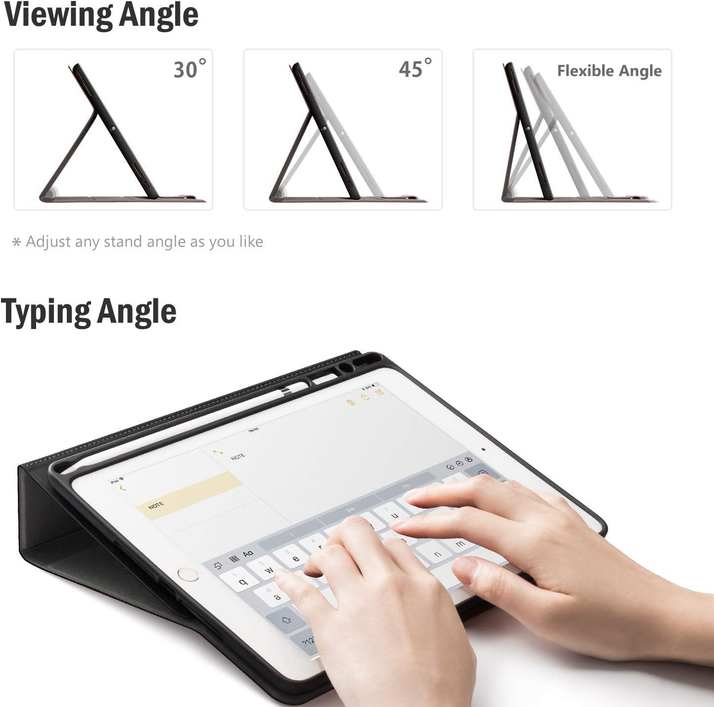 Black Friday Sale 2022 Antbox iPad Case for iPad Pro 9.7/ iPad Air/iPad Air 2 with Built-in Apple Pencil Holder Auto Sleep/Wake Function PU Leather Smart Cover (Black) Holiday Deals π Antbox iPad Case for iPad Pro 9.7/ iPad Air/iPad Air 2 with Built-in Apple Pencil Holder Auto Sleep/Wake Function PU Leather Smart Cover (Black)
