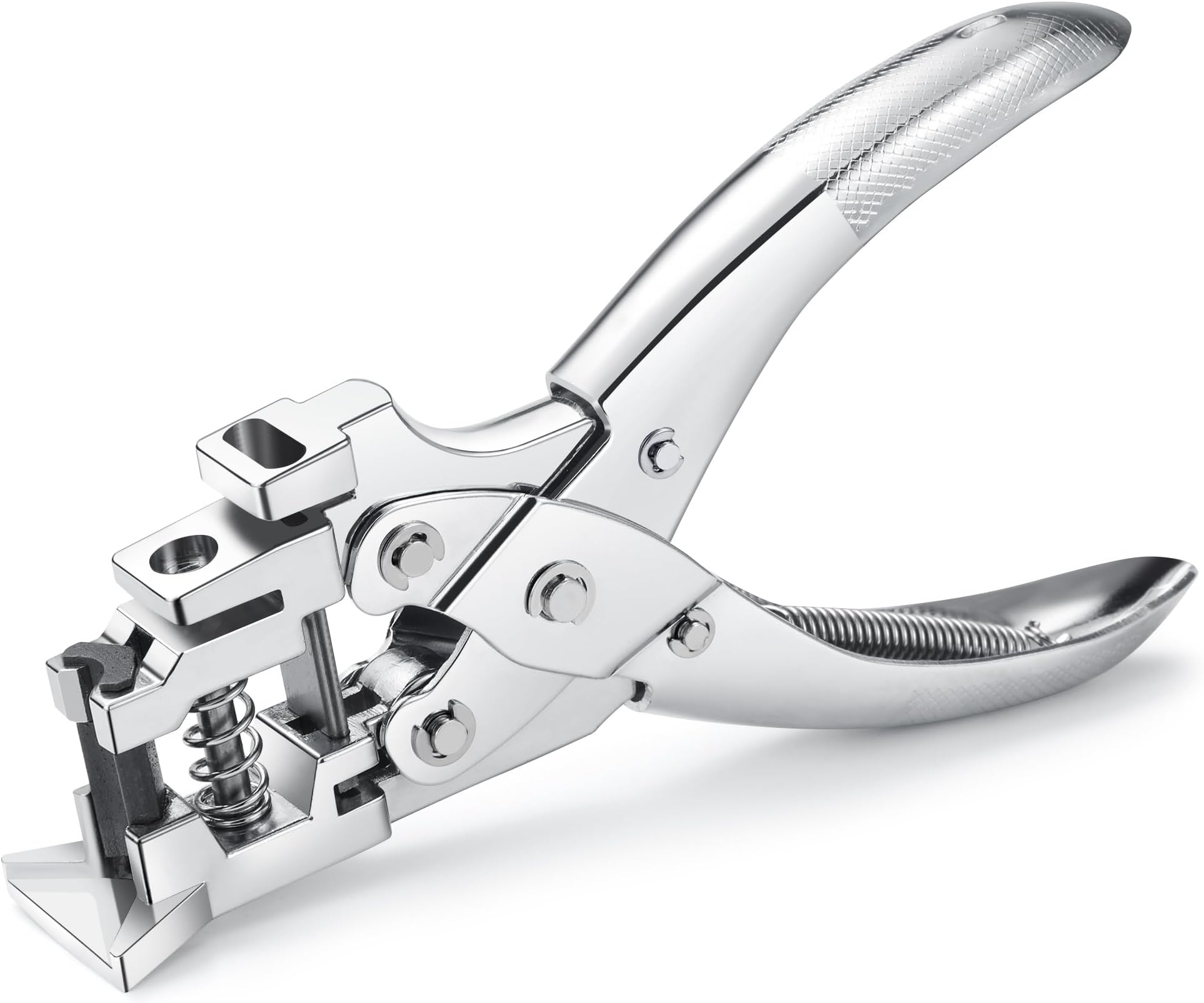 Desktop ID Card Hole Punch Tool for Name Badges Three in