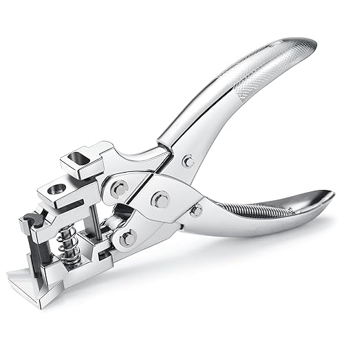 Perforadora de ranura 3 en 1, perforadora de ranura para tarjetas de identificación, de mano, sin agujeros de rebabas, perforadora de una ranura,