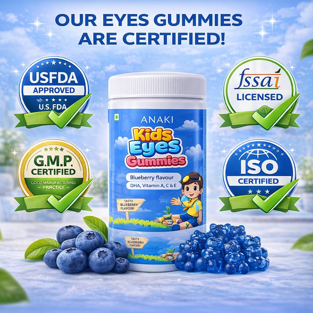 Anaki Kids Eyes Gummies for Vision Support | Lutein, Vitamin A & Zinc | Eye Health Supplement for Kids | Tasty Chewable Gummies | 30 Count — Amazon image 3
