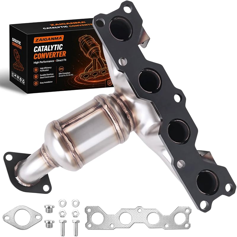 Catalisador dianteiro ZAIGANMA para Kia Sorento 2.4L 2011–2013 e Hyundai Santa Fe 2.4L 2010–2012 – 1 unidade