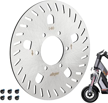 scooter Disc Brake Rotor 140mm disc Brake Rotor with 6 hole for GT1 GT2 scoter Stainless Steel Rotor