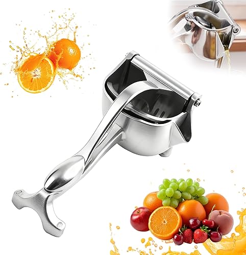 Exprimidor manual, exprimidor de jugo de limón, prensa manual para extracción de jugo, prensa de cítricos, exprimidor de jugo, barra de mano,