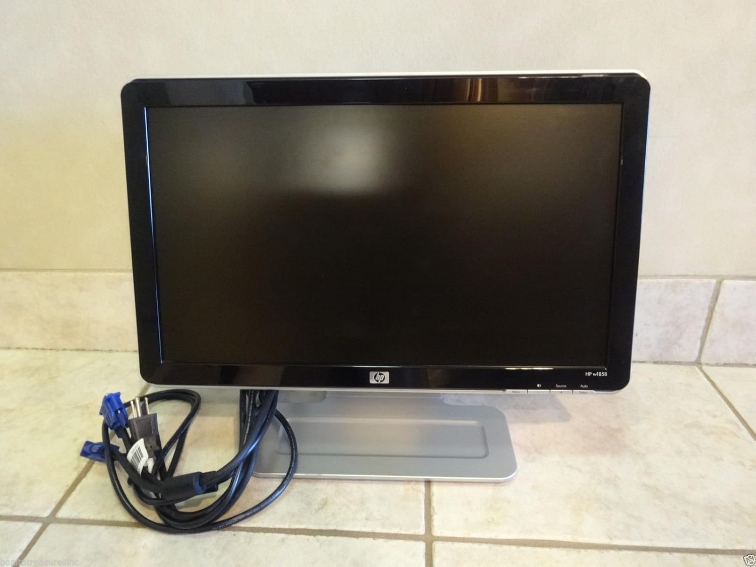 HP Monitor de pantalla ancha de 18,5 pulgadas W1858