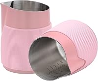 Vista 12 de Normcore Jarra de Leche Sin Mango - Jarra de Vapor Espresso con Boquilla Redonda - Jarra de Espuma de Leche de Acero Inoxidable 18/8, Antiadherente