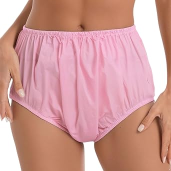 Linjinx Womens Mens Pull-on Waterproof Underwear Unisex Washable Diaper Cover Briefs Pants